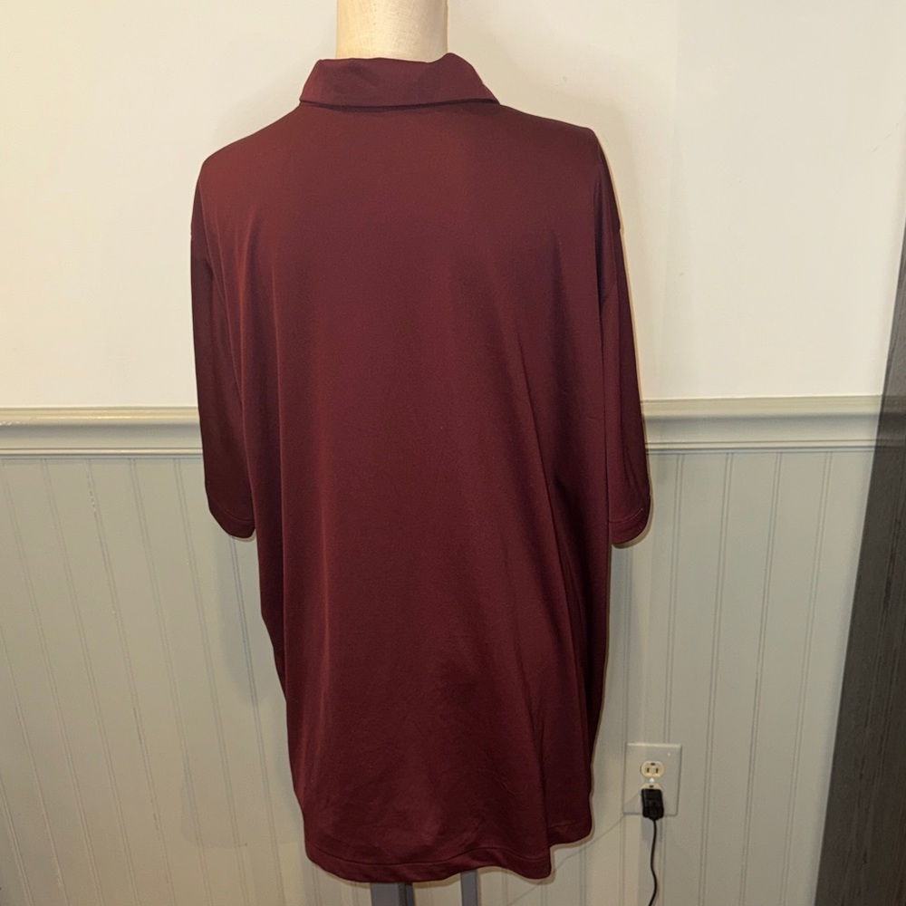 Nike Men's Burgundy Polo Shirt size 3XL - Picture 4 of 6